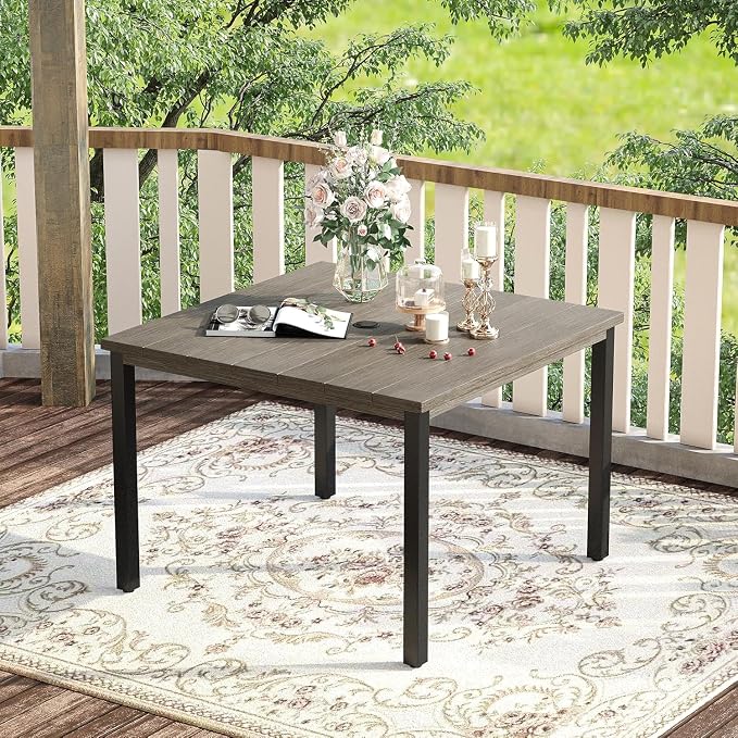 VICLLAX Outdoor Dining Set for 4, 5 Pieces Patio Dining Furniture Set - Image 5