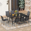 VICLLAX 9 Pieces Patio Outdoor Dining Set by HOME