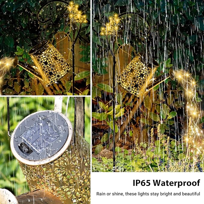 Solar Watering Can Light, Solar Outdoor Decorative, Garden Decor Lights - Image 5