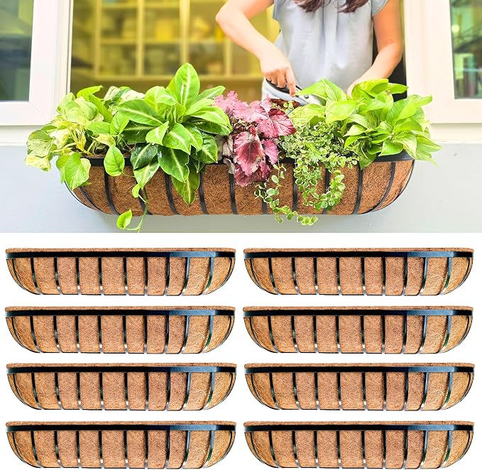 LaLaGreen Deck Railing Planter Boxes by L%C3%A1L%C3%A1Green