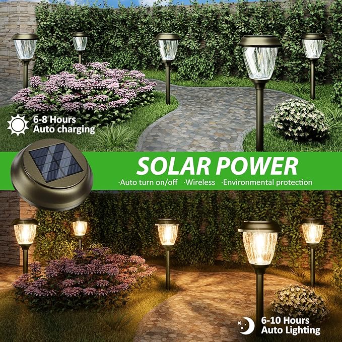 XMCOSY+ Solar Pathway Lights - Image 3