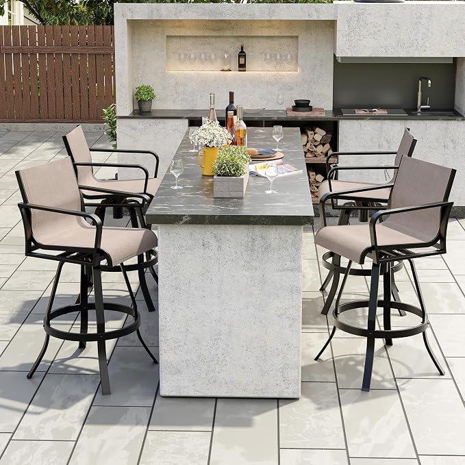 Crestlive Products Outdoor Swivel Bar Stools - Image 8