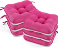 BETU Chair Cushions for Dining Chairs Set of 6, 3.5" Thick Kitchen Table Chair by BETU