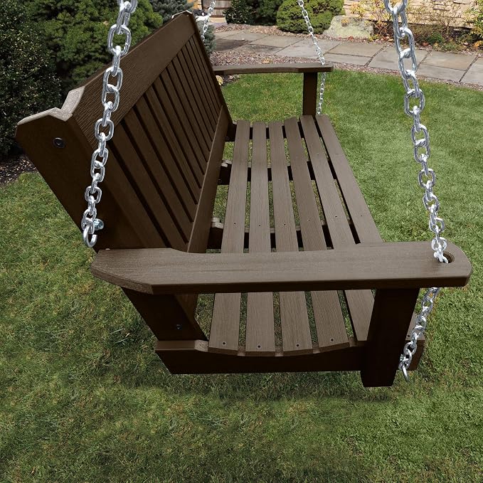Highwood AD-PORL1-ACE Lehigh Porch Swing, 5 Feet, Weathered Acorn - Image 3