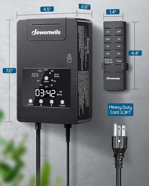 DEWENWILS 120W Low Voltage Landscape Transformer - Image 7