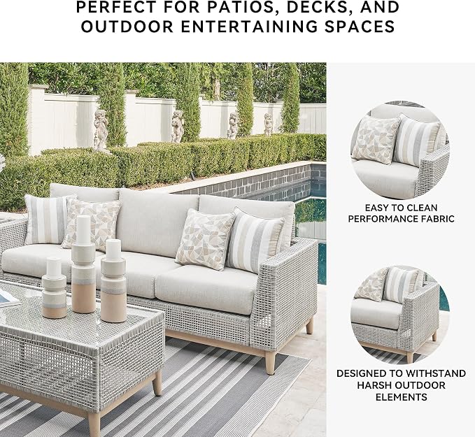 Signature Design by Ashley Seton Creek Cottage Nuvella Weather Resistant Fabric - Image 5