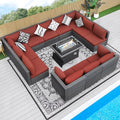 BULEXYARD 13 Piece High Back Outdoor Furniture Sets by BULEXYARDFURNITURE
