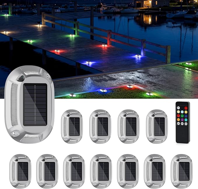 VOLISUN Solar Driveway Lights Dock Deck Lights - Image 7