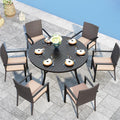 Sophia & William 7 Pieces Round Patio Dining Set by SophiaWilliam