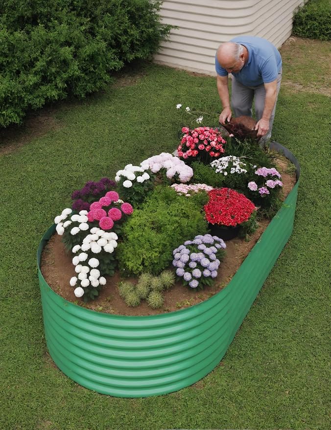 GarveeLife 8x4x2 ft Galvanized Raised Garden Bed - Image 6