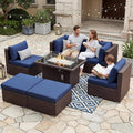 NICESOUL 7 Pcs Patio Conversation Set by NICESOUL
