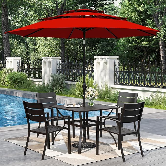 PHI VILLA 5 Pieces Outdoor Dining Set by PHIVILLAThepioneerofcomfortablehouseholdsupplies