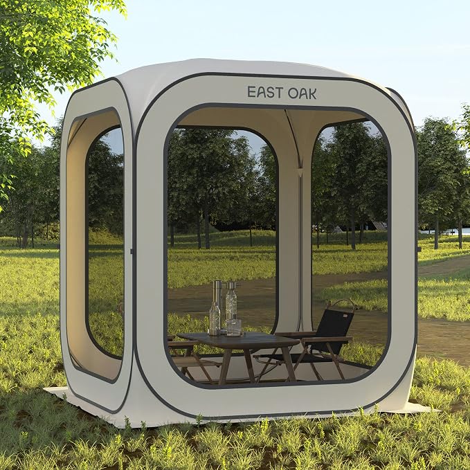 East Oak Screen House Tent Pop-Up, Portable Screen Room Canopy Instant Screen - Image 8