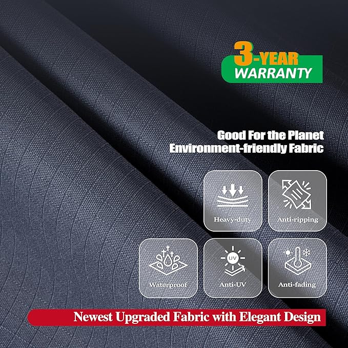 F&J Outdoors Patio Chair Covers Waterproof UV Resistant Heavy Duty Outdoor - Image 3