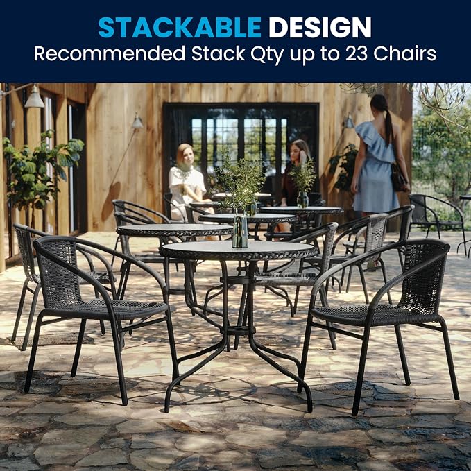 Flash Furniture 3-Piece Patio Dining Set - Image 8