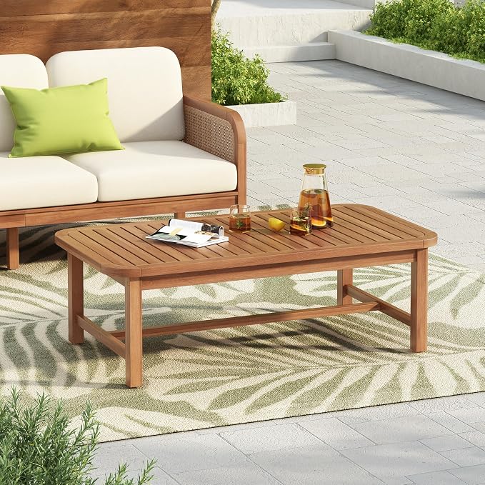 Christopher Knight Home Walla Patio Acacia Wood Coffee Table, Solid Wood by ChristopherKnightHome