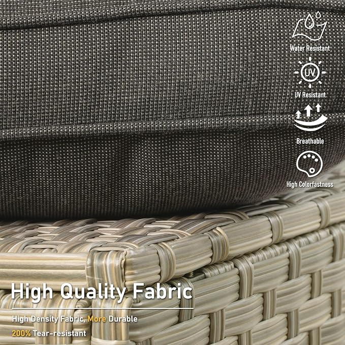 HOOOWOOO 6 Piece Patio Furniture Sets - Image 4