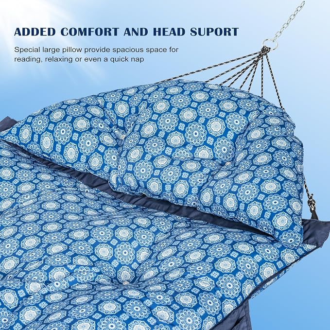 Lazy Daze Hammocks Deluxe 12 FT Tufted Hammock - Image 3