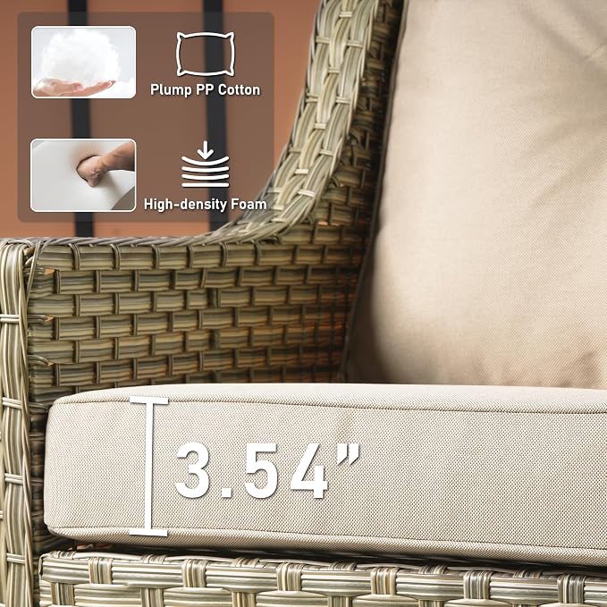 HOOOWOOO 5 Piece Patio Set - Image 4