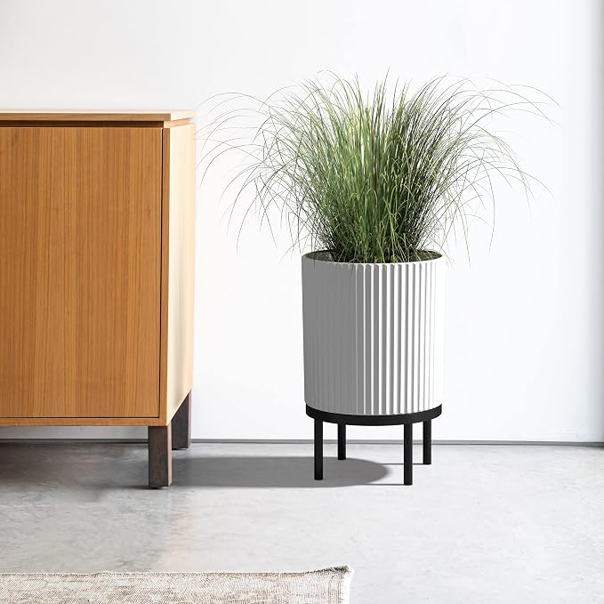 Veradek Demi Series Round Planter w/Stand - Image 3
