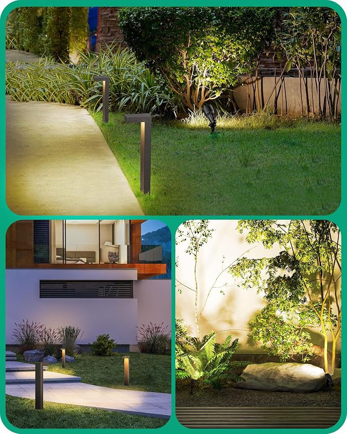 EDISHINE Low Voltage Landscape Lighting Kit, 3.2W LED Pathway Lights & 3.2W - Image 6