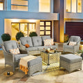 HOOOWOOO 6 Piece Patio Furniture Conversation Sets by DesignforBetterLife