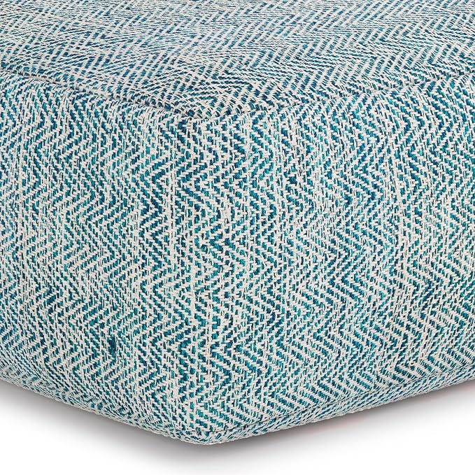 SIMPLIHOME Nate Square Pouf - Image 6