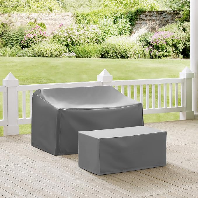 Crosley Furniture Patio Furniture Covers, Waterproof 2-Piece Cover Set - Image 3
