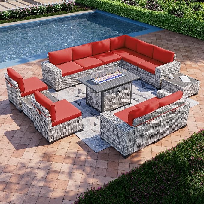 13-Piece Outdoor Patio Furniture Set by MuphyersPatioFurniture