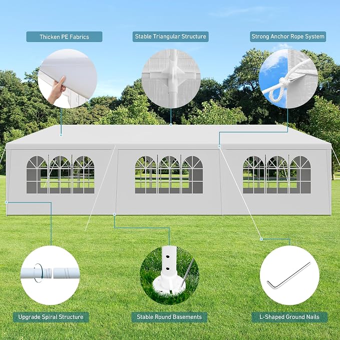 Outdoor 10' x 30' Canopy Tents - Image 4