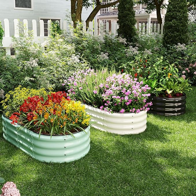 Galvanized Metal Planter Raised Garden Bed Kit - Image 6