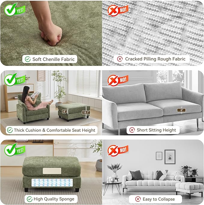 57.5" Oversized Chaise Lounge - Image 6