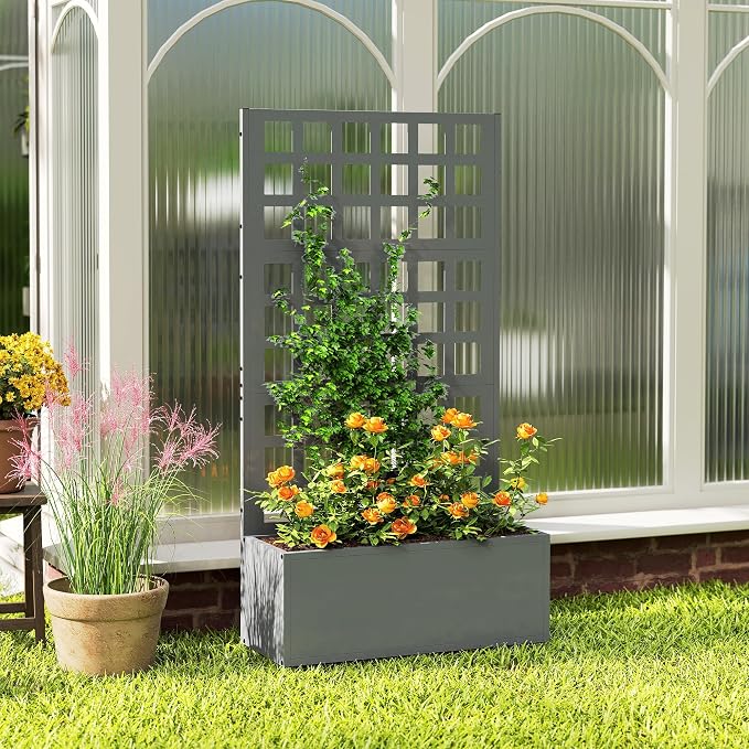 Outsunny Galvanized Raised Garden Bed - Image 9