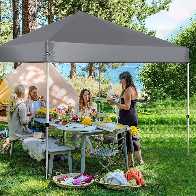 Pop Up Canopy 8X8 FT, Portable Sun Instant Shelter w/Backpack Bag, Waterproof - Image 7