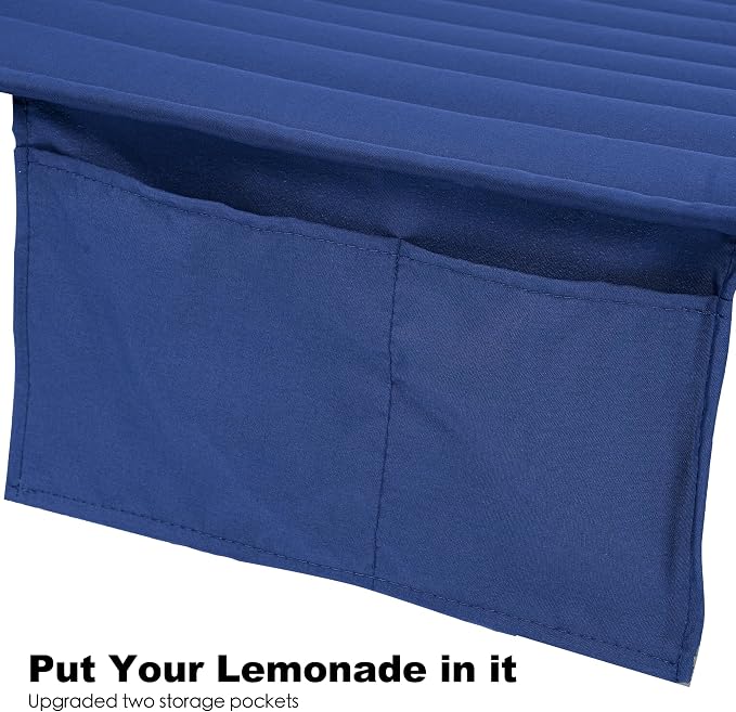 2 Person 12FT Hammocks for Outside, Double Quilted Fabric Outdoor Hammock - Image 5