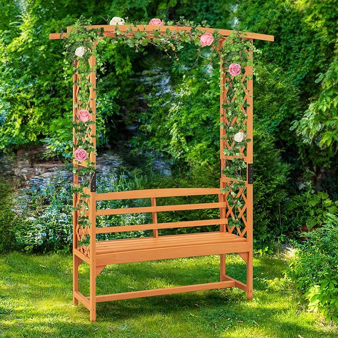 Giantex Garden Arch Trellis - Image 2