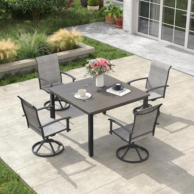 VICLLAX Square Patio Dining Table - Image 6