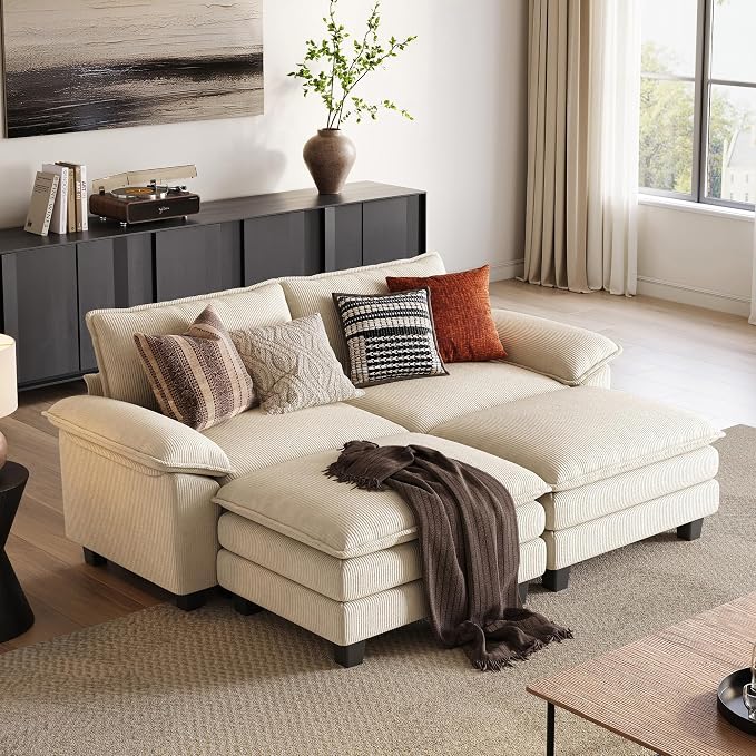 LINSY HOME Modular Sectional Sofa by LINSYHOME