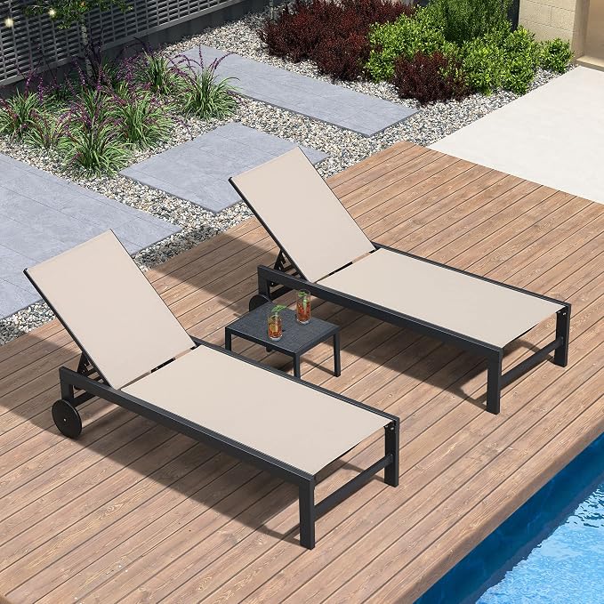 PURPLE LEAF Outdoor Chaise Lounge - Image 2
