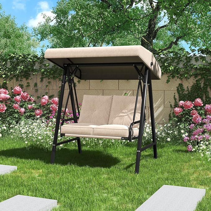 AECOJOY 2-Seat Outdoor Patio Swing Chair - Image 9