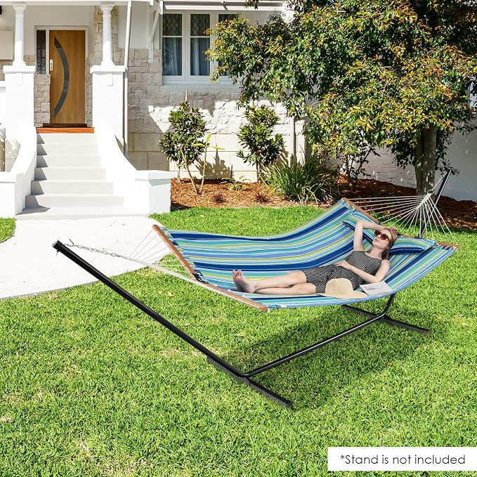 Tangkula 10.5FT Double Hammock, Heavy Duty Outdoor Hammock - Image 2