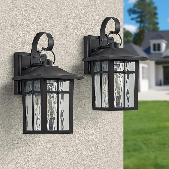 2 Pack Dusk to Dawn Outdoor Wall Lights, Aluminum Exterior Light Fixtures Wall - Image 8