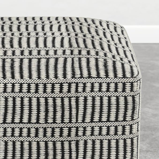 SIMPLIHOME Safford Square Pouf - Image 6