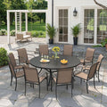 VICLLAX 11 Pieces Patio Outdoor Dining Set by HOME
