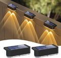 Peasur Solar Fence Lights Outdoor, 2 Pack Step Light Solar Powered, Waterproof by Peasur