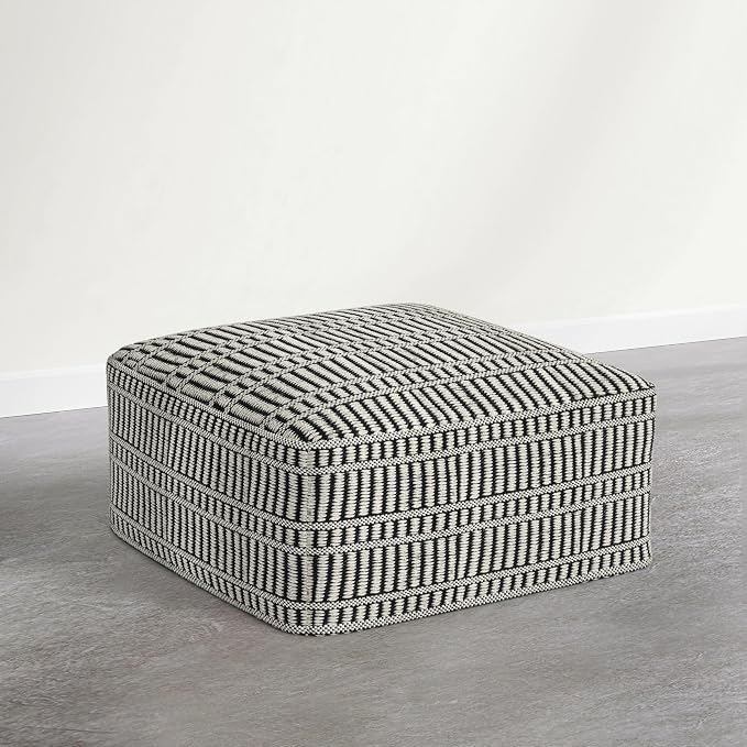 SIMPLIHOME Safford Square Pouf by SimpliHome