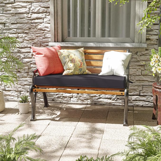 Premium Outdoor Bench Cushions for Patio Furniture 3.5inches Memory Foam Bench - Image 2