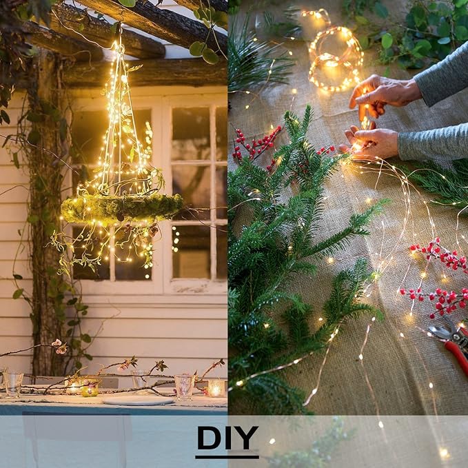 Solar Fairy String Lights Outside, Waterproof Solar Powered Waterfall Lights - Image 6