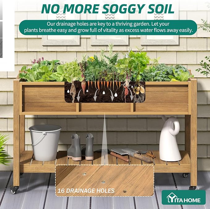 YITAHOME Raised Garden Bed HDPE - Image 5