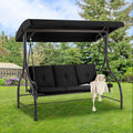 AECOJOY 3-Seat Outdoor Porch Swing by AECOJOY